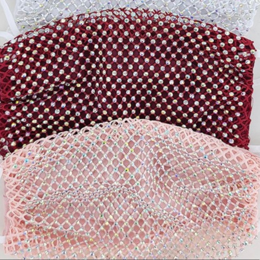 🔴3 for $12🔴Diamond Princess• Mesh Face Mask - Picture 4 of 11